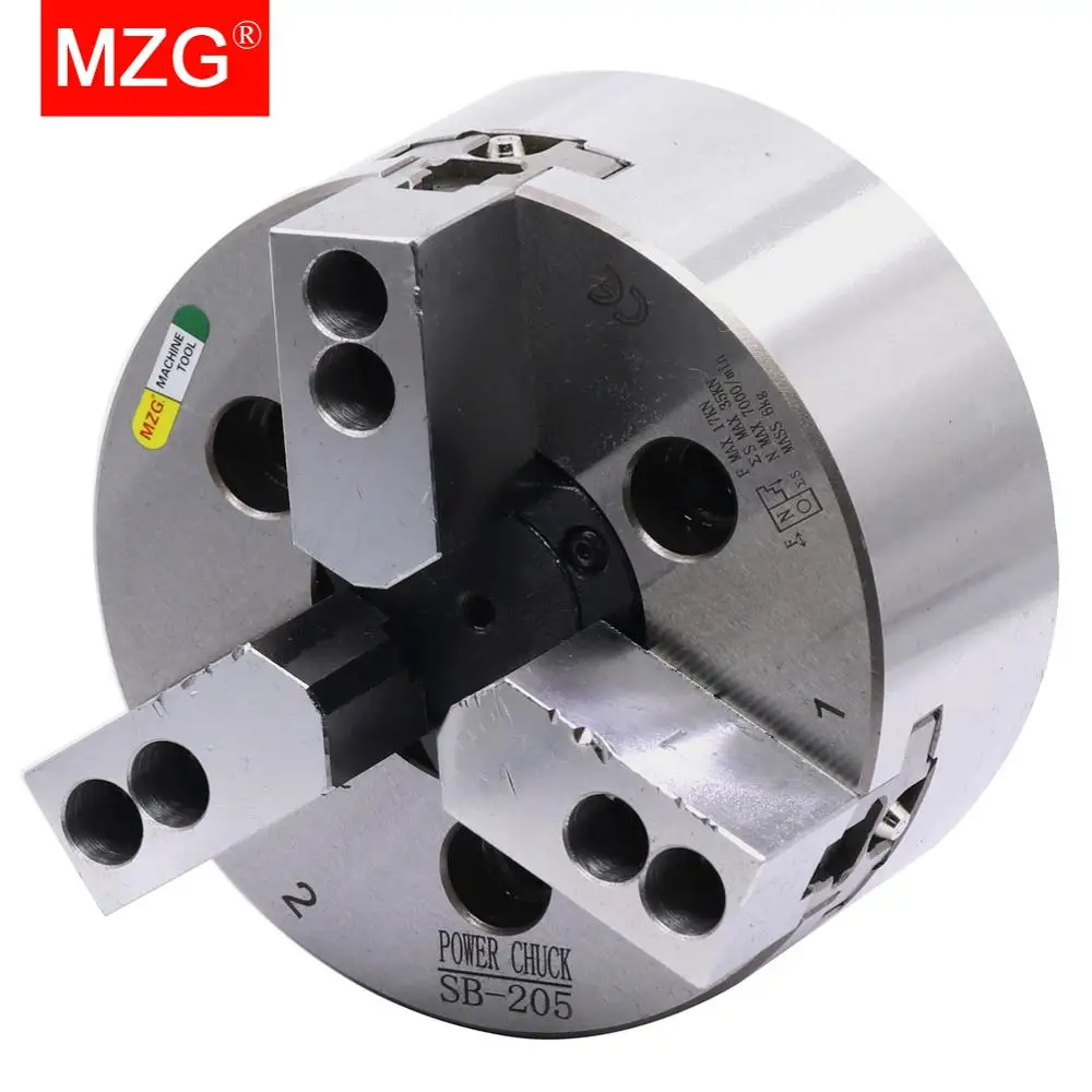 MZG SB 206 для детей возрастом 4 5 6 8 дюймов 3 челюсти полые Мощность патрон токарного