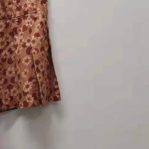 

2021 Spring/Summer Daisy Print High Waist Pleated Wide Leg Shorts