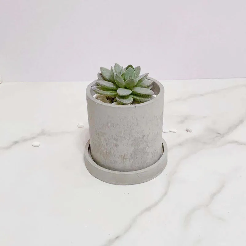 Круглый Столб бетонный горшок формы силиконовые для литья под давлением