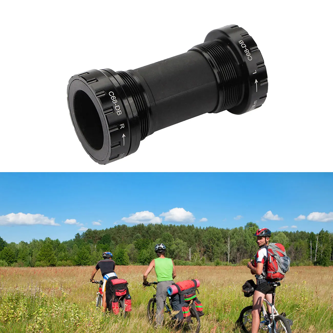 

GUB DUB Bicycle Bottom Bracket MTB Bike English BSA for SRAM DUB 68/73mm
