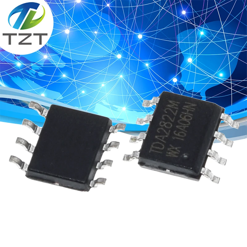 Набор микросхем 10 шт. TDA2822M SOP8 TDA2822 TDA2822D 2822 SOP-8 SOP SMD | Электронные компоненты и