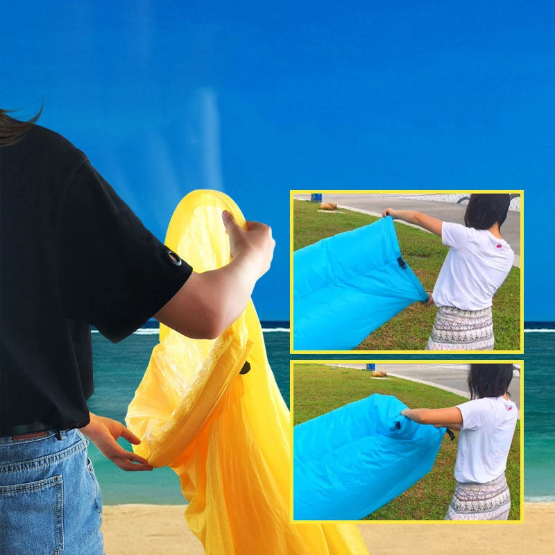 

Camping Inflatable Sofa Lazy Bag 3 Season Ultralight Down Sleeping Bag Air Bed Inflatable Sofa Lounger Trending Products 2021