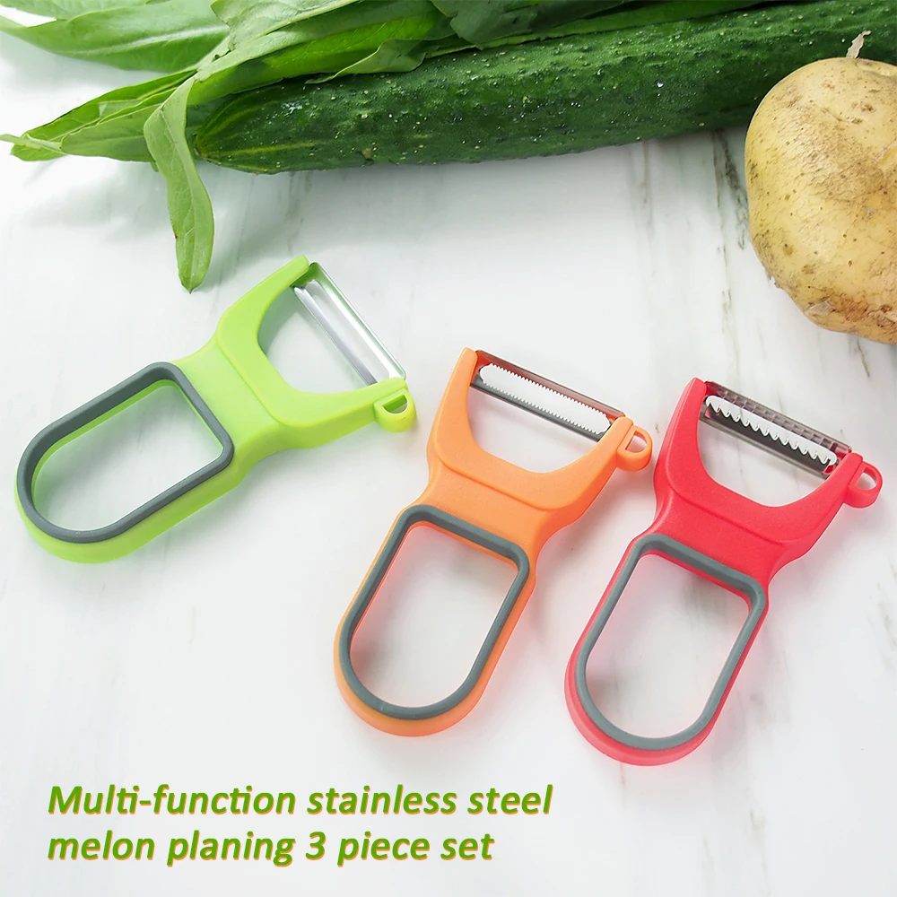 3 шт./компл. многофункциональная Овощечистка для фруктов из нержавеющей стали