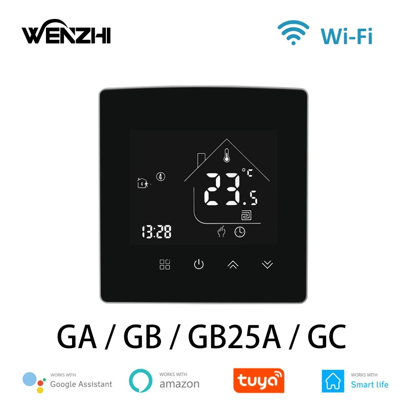 WiFi Thermostat Temperature Controller Water/Electric Floor Heating Gas Boiler 25A Smart Life Tuya Control Alexa Google Home |