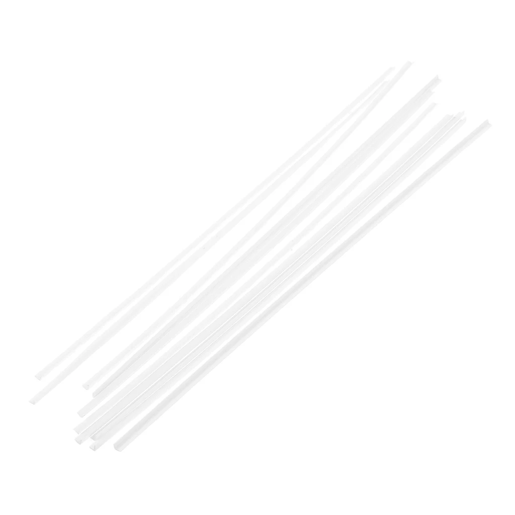 10Pcs 250mm Length ABS Plastic L-shaped Bar Rod Architectural Model Making Building DIY | Игрушки и хобби