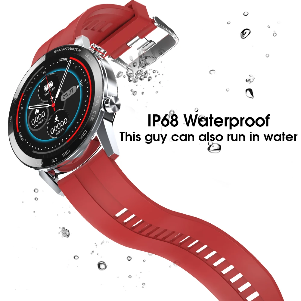 

GIAUSA IP68 Waterproof L16 ECG+PPG Men Heart Rate Smart Watch Sleep Health Tracker Women Sport Watches for android