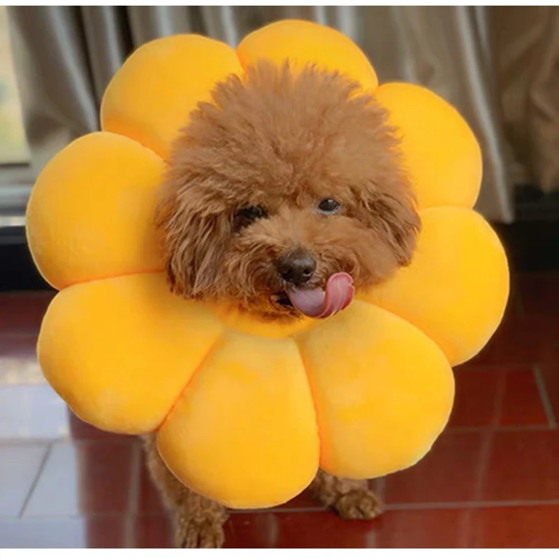 

Милый елизаветный ошейник для питомца, мягкий хлопок, регулируемый ошейник для собак и кошек, E-ошейник для защиты от укуса шеи