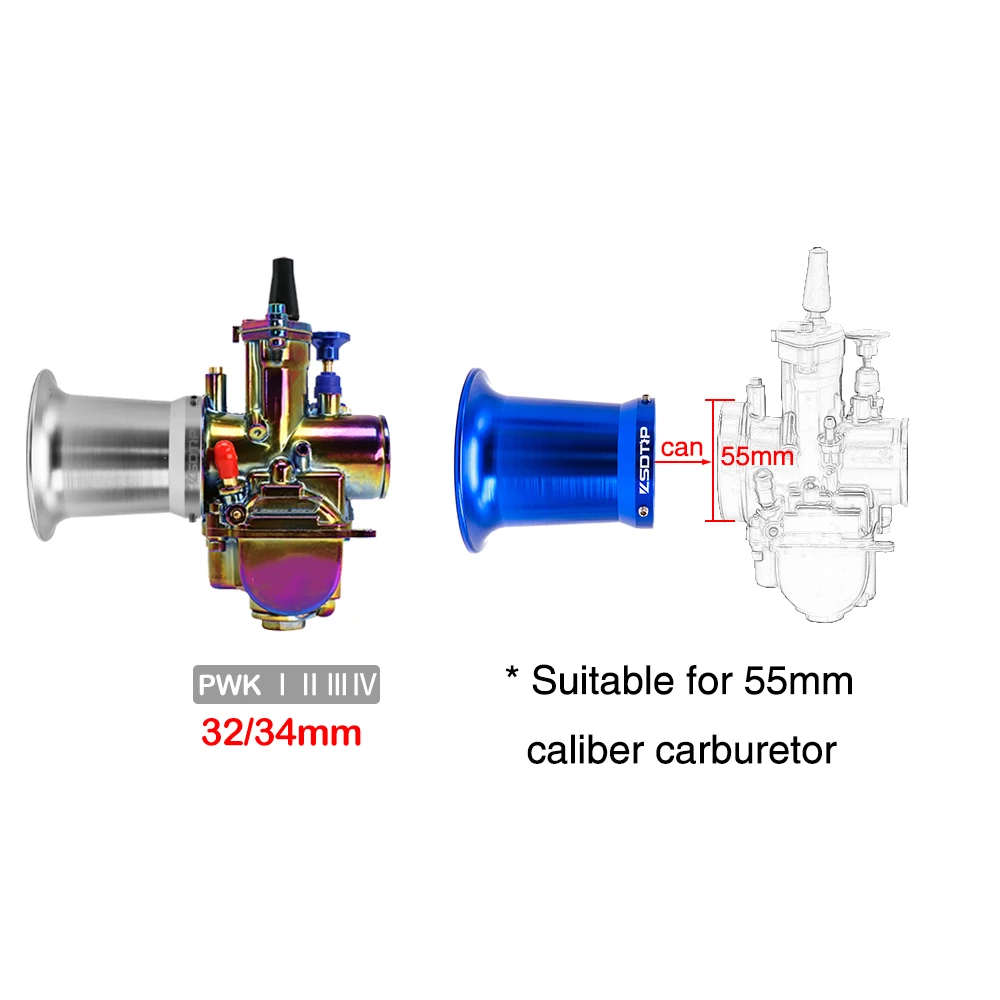 ALconstar гоночный воздушный фильтр для мотоцикла чашка ветра звуковой 55 мм