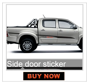 2 шт. hilux racing side stripe Графический виниловый стикер для TOYOTA HILUX revo и vigo 2012