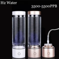 up to 5500ppb hydrogen water generator spepem electrolytic ionizer mini h2 gas ventilator rechargeable nano cup anti aging