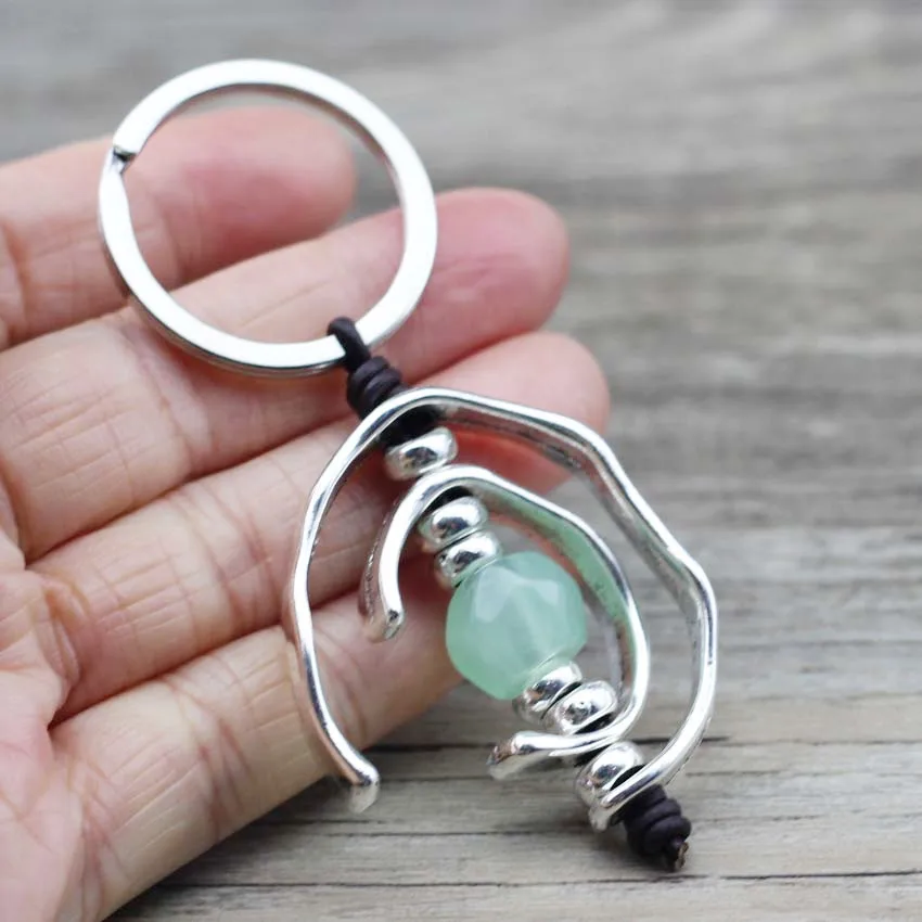 

Anslow Brand Design Fashion Jewelry Spain Style Resin Key Chain For Women Female Keyholder For Bag Keys Door Gift LOW0013KY