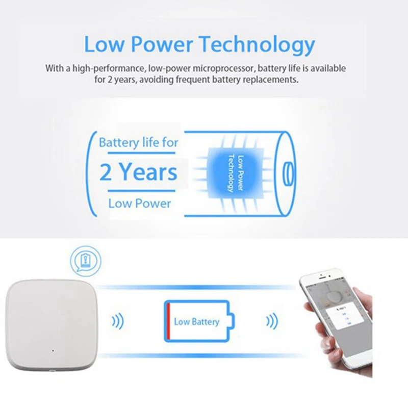 

2Pcs Wifi Switch Zigbee Sensor Extension Monitoring Temperature Humidity Probe Timer for Google Home Alexa