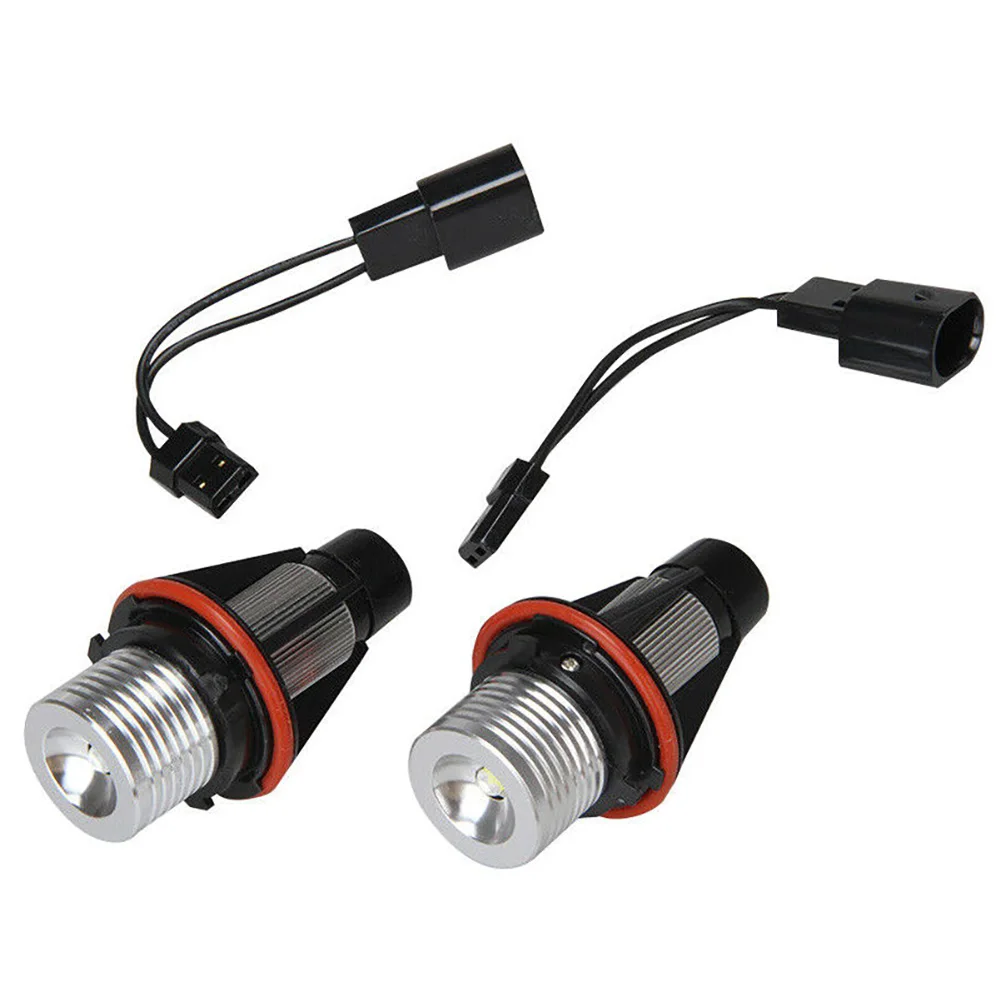 2 шт. 6000K Автомобильные светодиодные кольцесветодиодный габаритные лампы Angel Eyes