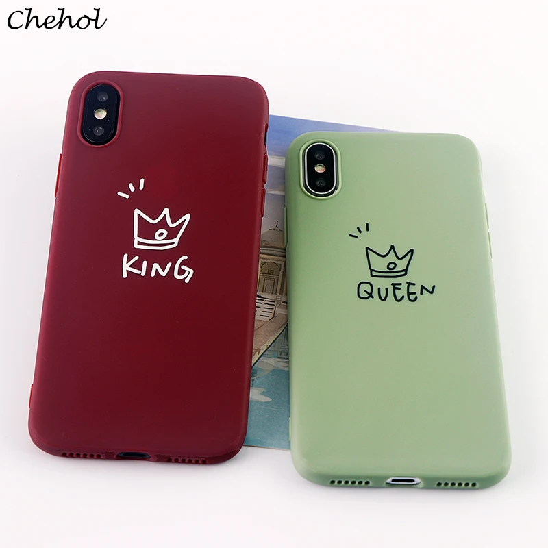 Модные чехлы для телефонов IPhone 11 Pro SE X XS MAX XR 8 7 6 S Plus чехол с короной мягкие
