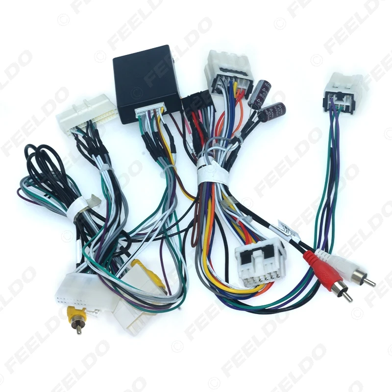 FEELDO автомобильный стерео аудио 16pin Android кабель питания адаптер с Canbus коробка для