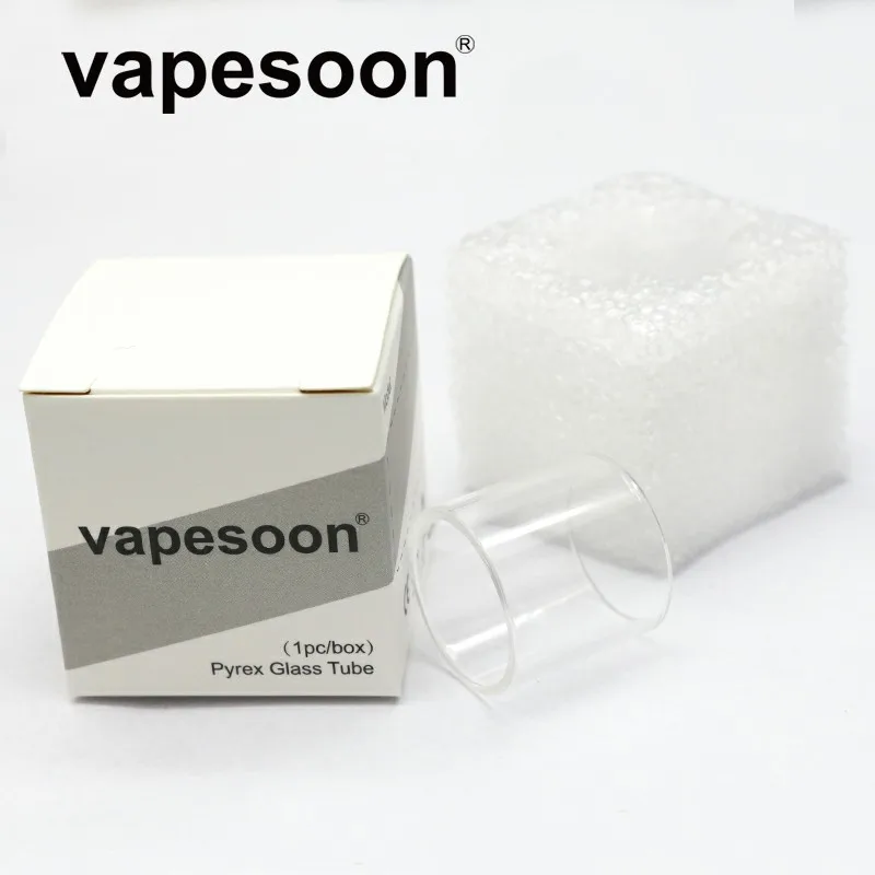 

VapeSoon Replacment Pyrex Glass Tubes 5.5ml Capacity for Ijust 2 Tank 22mm Atomizer