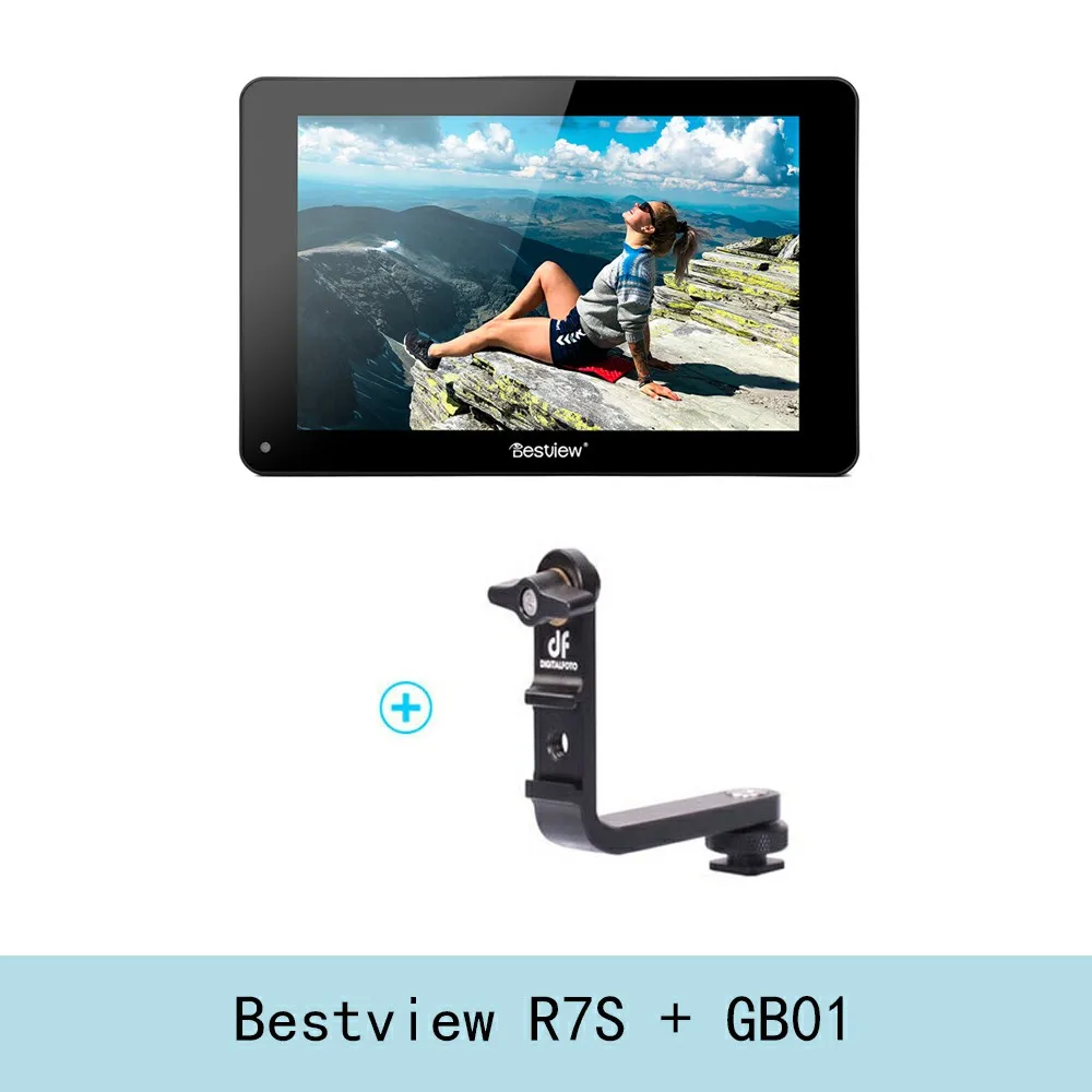 R7SaddGB01 Bestview R7S " 7 дюймов 3D сенсорный экран монитор 4K HDMI SDI интерфейс Full HD 1920x1200 монитор полевой камеры для видео в реальном времени - Цвет: R7SaddGB01