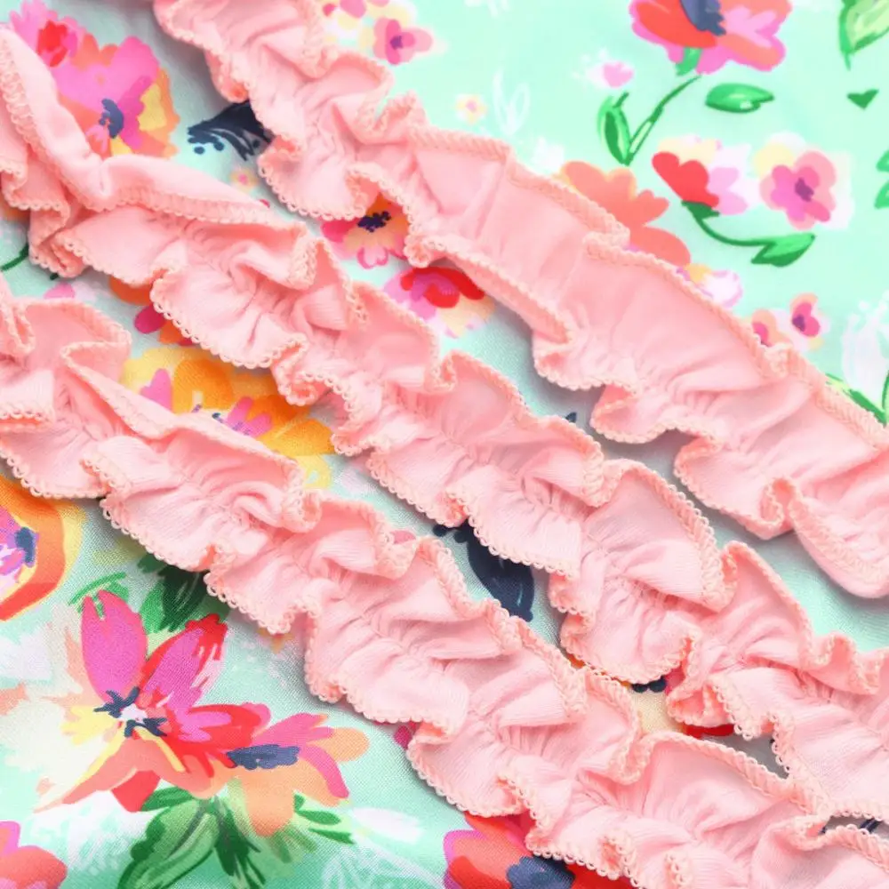 Детский купальник для маленьких девочек Цветочный бикини с принтом детский