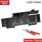 Аккумулятор JIGU 74.9WH A1582 для ноутбука Apple Macbook Retina A1502 A1582, 13 дюймов, 2015 год, с инструментами