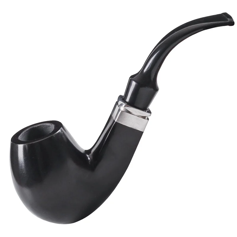 

Smoking Pipe Set, Smoking Accessories With 9 tools Gift Box 9mm Black Wooden Tobacco man Activated carbon filter element