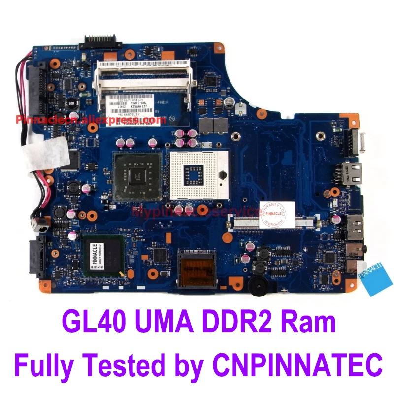 

K000080410 материнская плата для Toshiba Satellite L500 L505 KSWAA LA-4981P