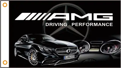 Автомобильный флаг AMG баннер 3ftx5ft полиэстер 03