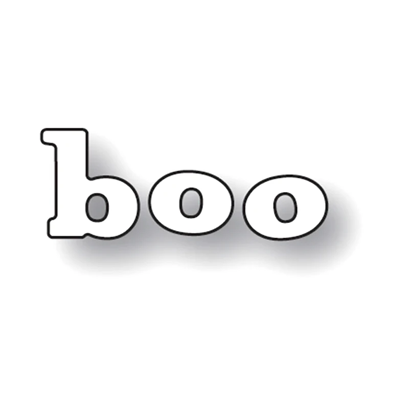 2020 Новый Хэллоуин английские слова и рисунком с надписью Boo металлический