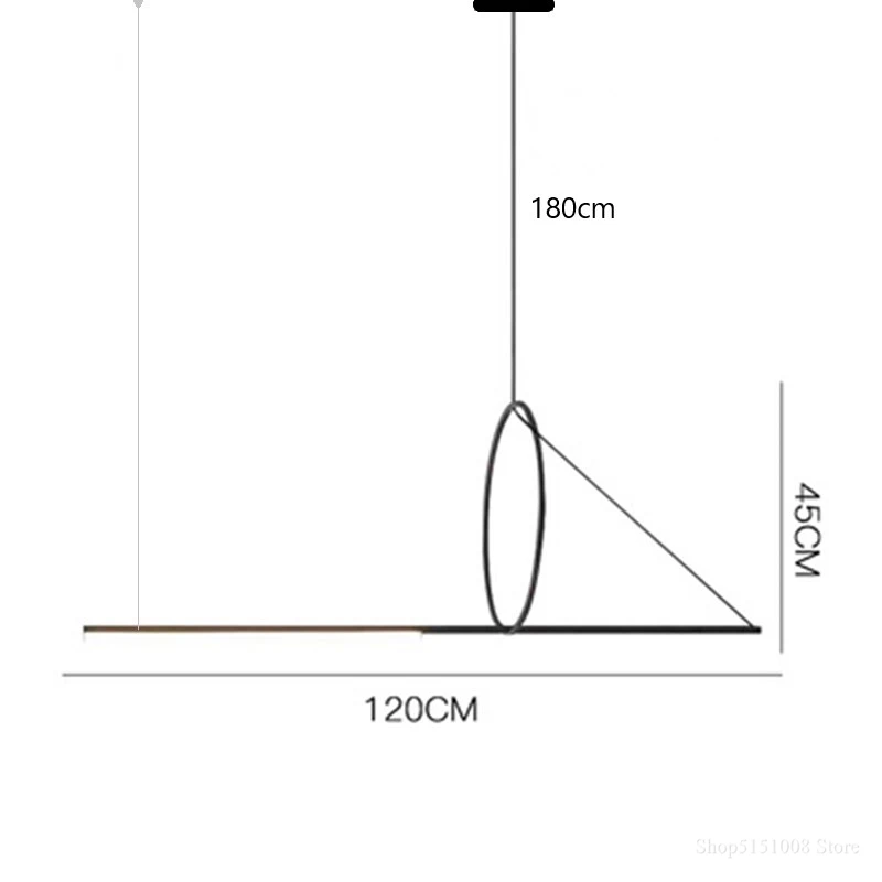 Подвесные светильники в стиле пост-модерн простой железный художественный