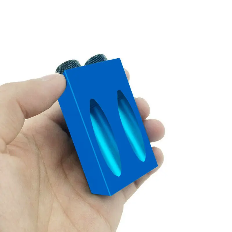 

Woodworking Oblique Hole Locator Drill Bits Pocket Hole Jig Kit 15 Degree Angle Drill Guide Set Hole DIY Carpentry Tools