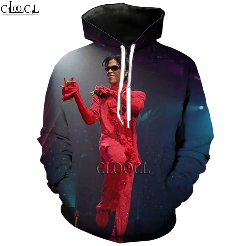 

CLOOCL Singer Prince Rogers Nelson Streetwear 3D Print Fashion Casual Tracksuit Harajuku Men Women Hoodie Tops Drop Shipping