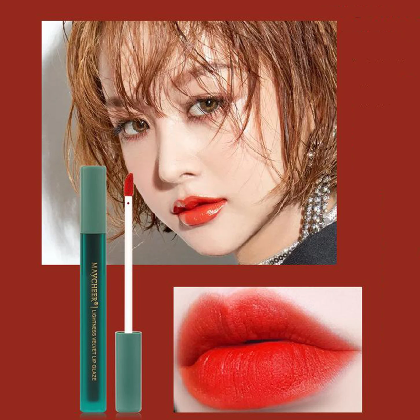 

Velvet Matte Liquid Lipstick Pigmented Lip Makeup Non-Stick Cup Lip Gloss