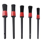 5pcs Автомойка детализация кисточки Авто приборной панели автомобиля воздуха на выходе набор инструментов для уборки Автомобильный интерьер воздуховыпускное отверстие колесная щетка