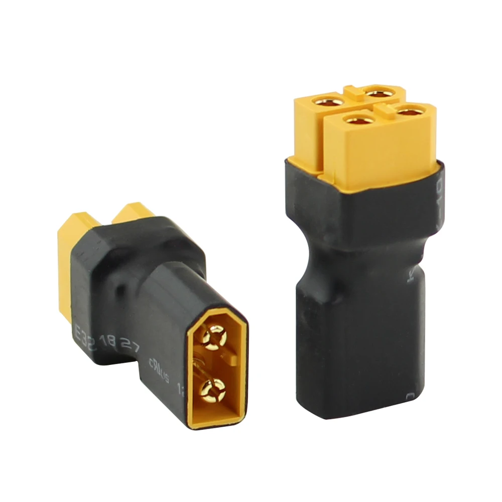 5 шт. T Plug XT60 параллельная вилка двигателя ESC Аккумуляторный адаптер четырехосевой