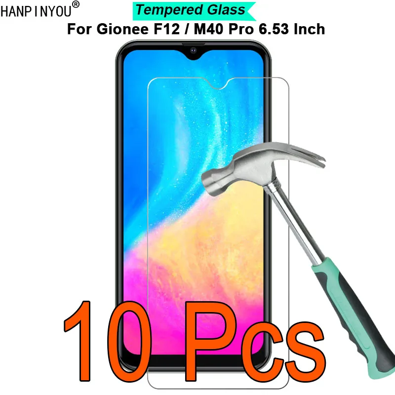 

10 Pcs/Lot For Gionee F12 / M40 Pro 6.53" 9H Hardness 2.5D Ultra-thin Toughened Tempered Glass Film Screen Protector Guard