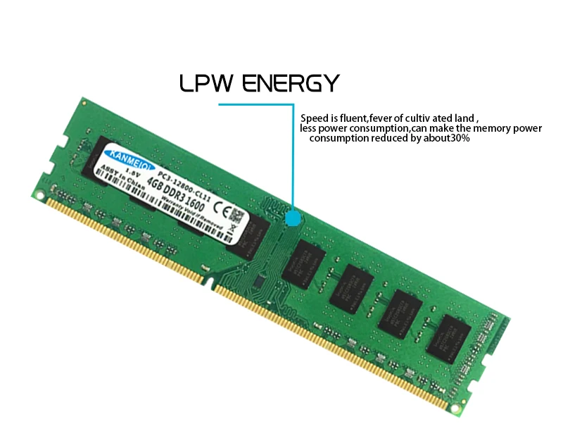KANMEIQi DDR3 2 ГБ/4 ГБ/8 ГБ 1866Hmz 1600 МГц 1333 МГц оперативная память Desktop 240pin 1,5 в DIMM