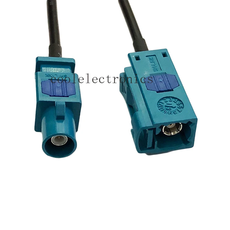 Длинный кабель Fakra Z SMB Male Female для GPS антенны отрезок провода расширения RG174 50 Ом см 1