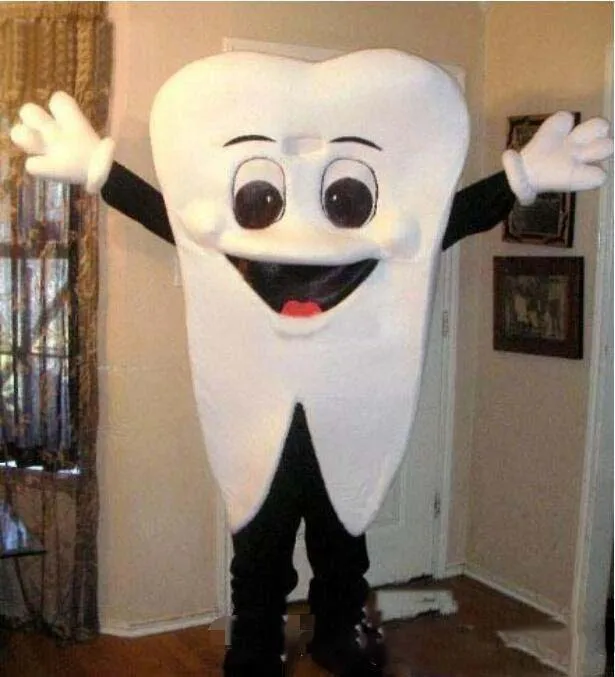 

factory hot TOOTH Mascot costume Adult Size! ems Free Shipping
