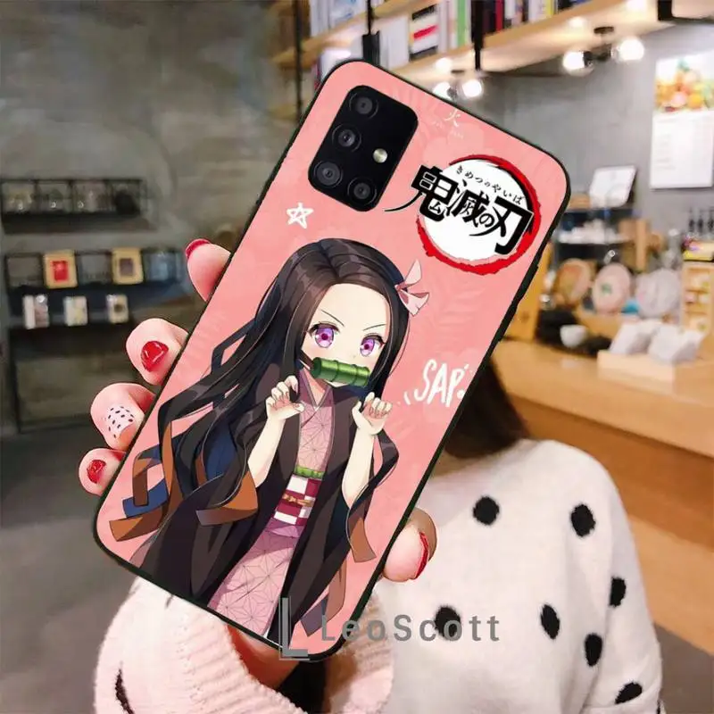 

Demon Slayer Kimetsu No Yaiba Phone Case For Samsung galaxy S 7 8 9 10 20 edge A 6 10 20 30 50 51 70 note 10 plus