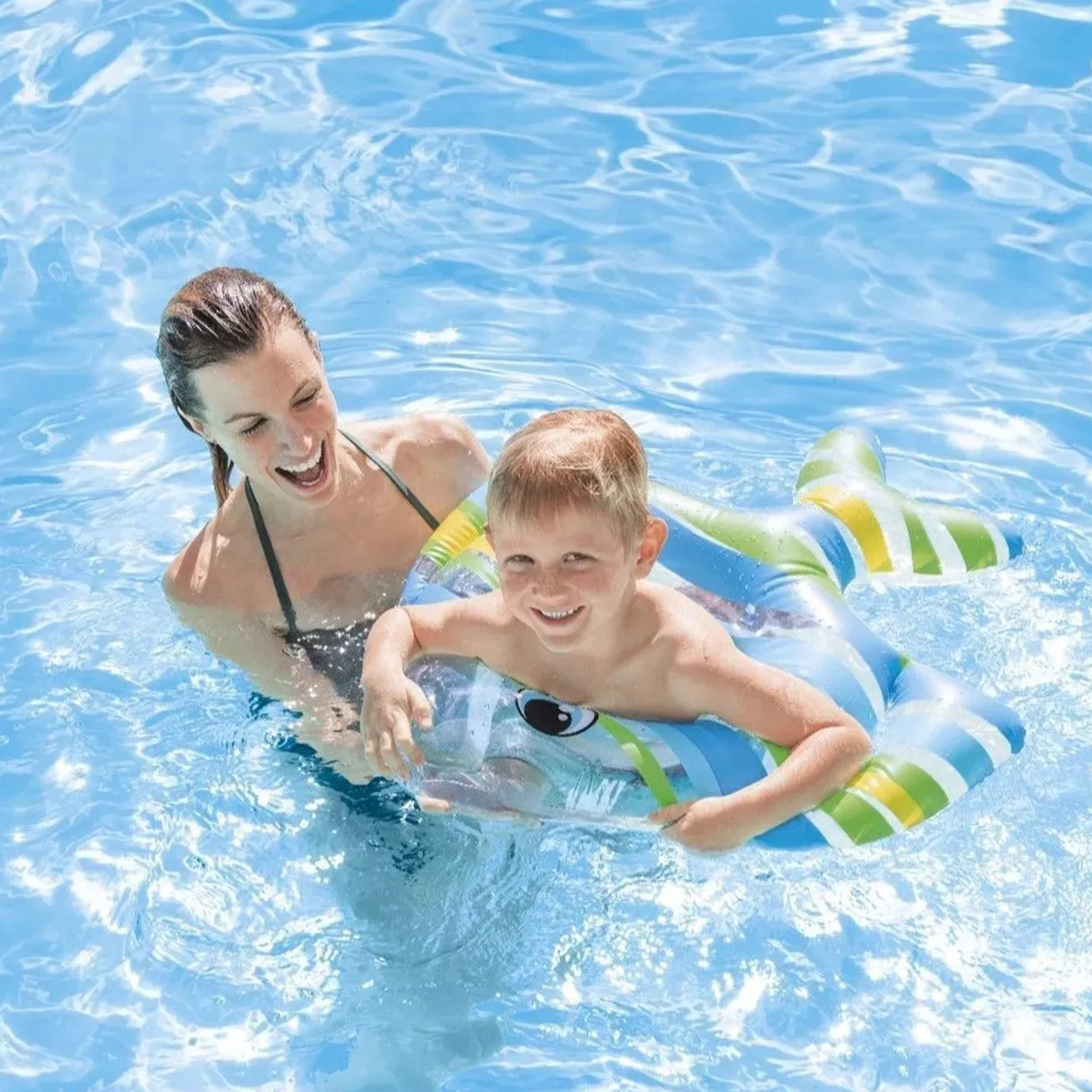 

Cartoon Baby Swimming Ring Pool Float Inflatable Lovely Fish Swimming Circle Baby Seat Swimming Pool Toys Party steady