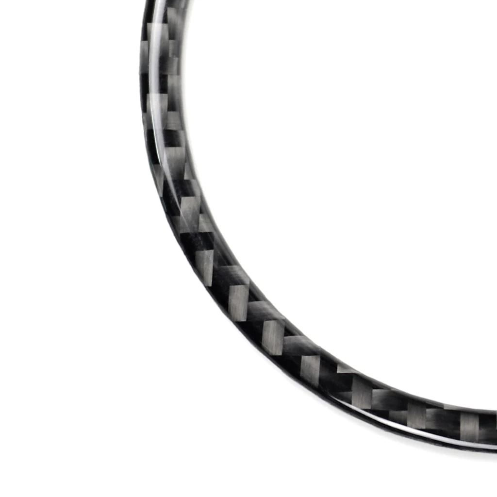 Декоративная круглая наклейка для автомобильной двери из углеродного волокна