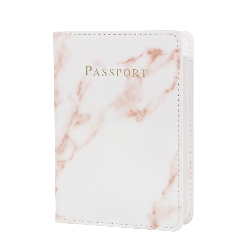 red More Cards 1 шт. Модный милый мраморный узор Обложка для паспорта для женщин из искусственной кожи для Путешествий Держатель для паспорта дизайнерские обложки на паспорт - Цвет: red More Cards