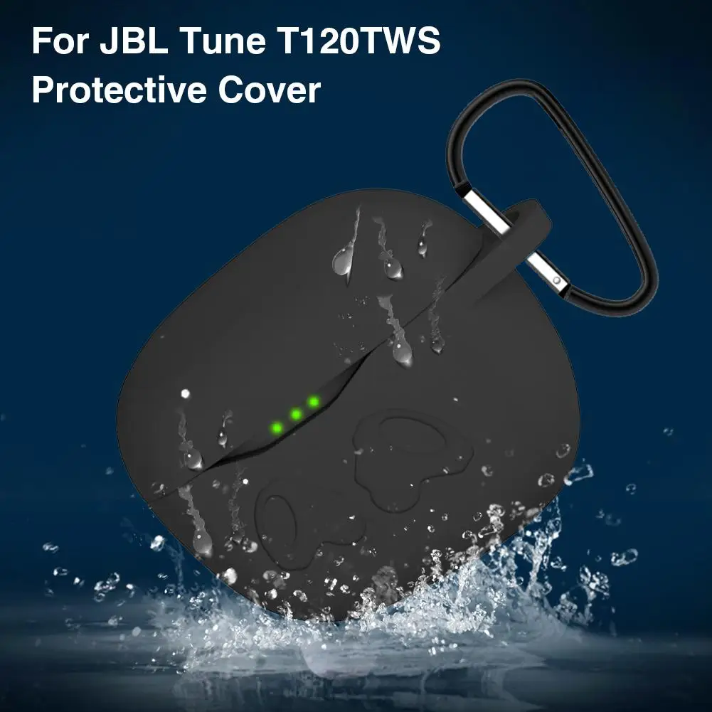 Защитный силиконовый защитный чехол для наушников прочный JBL Tune T120TWS