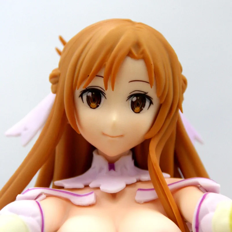 

21CM Sword Art Online Alicization War of Underworld Asuna Original Figurine Transform Naked Makaizou Collection Anime Figure