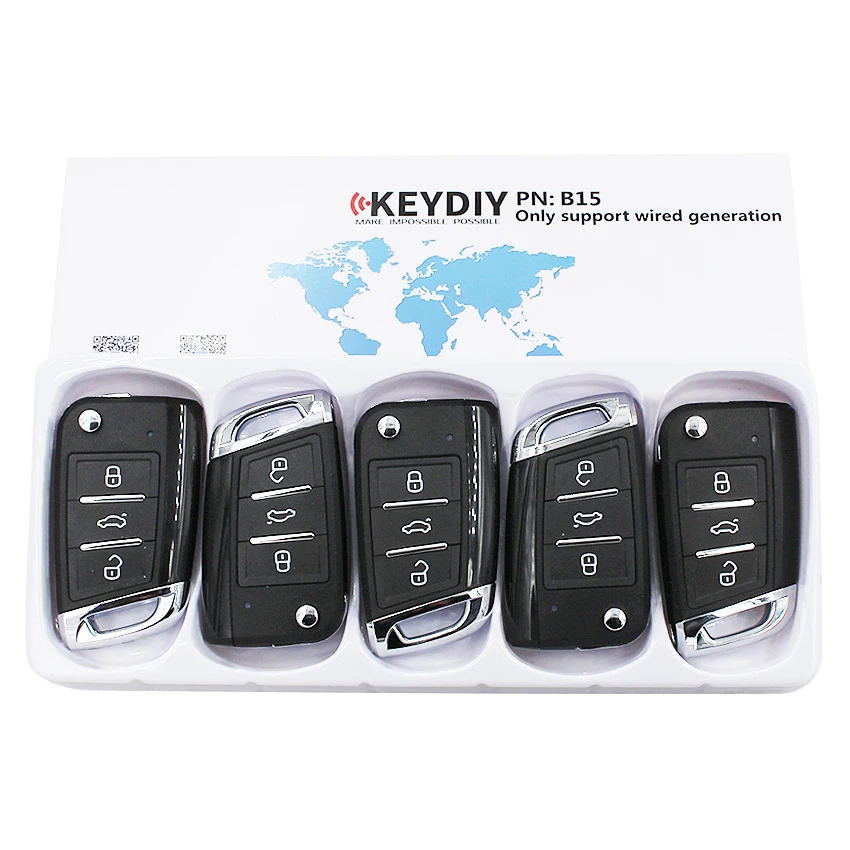 Универсальный дистанционный ключ с 3 кнопками для keydiy B15 KD300 и KD900 производства
