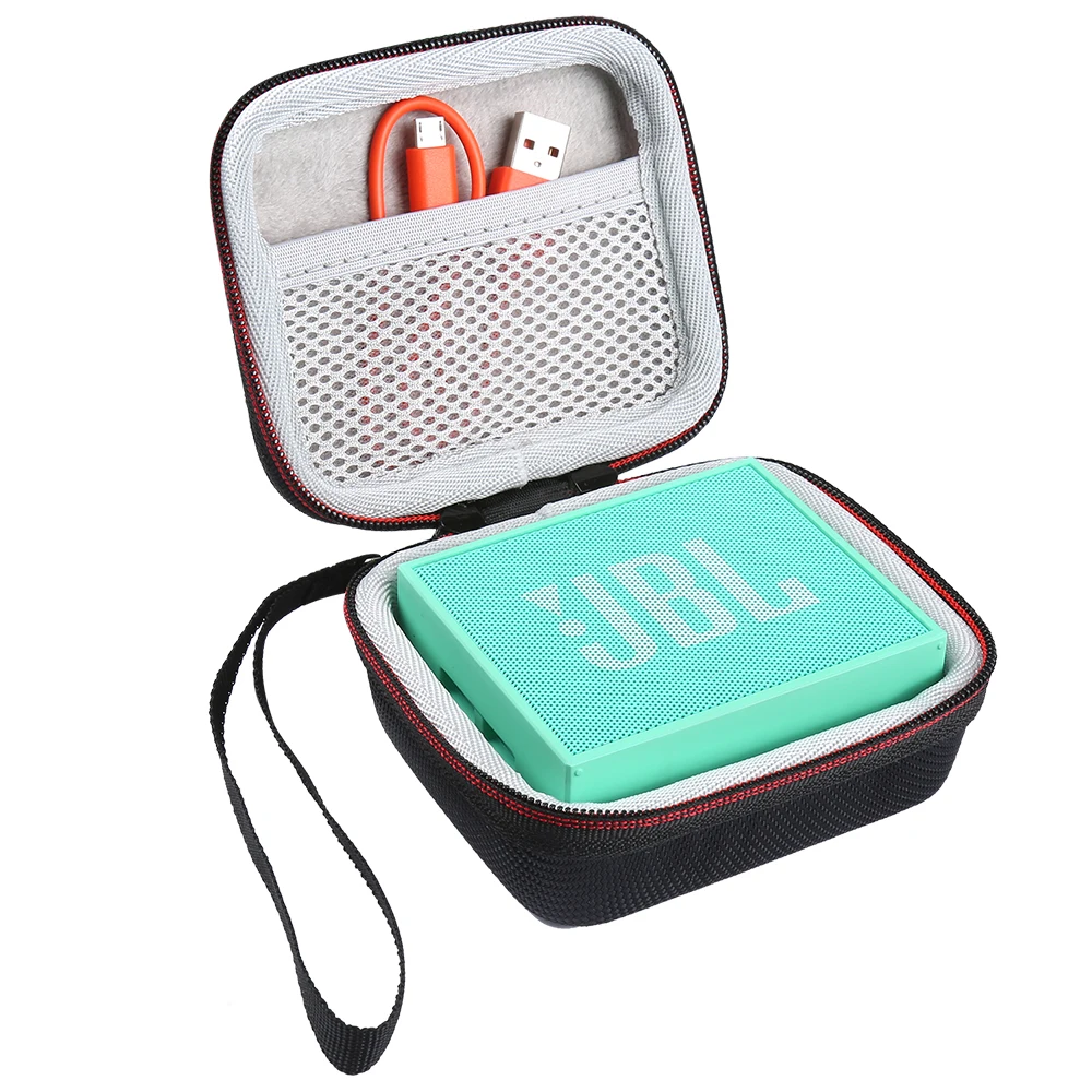 Чехол для переноски LuckyNV JBL GO Bluetooth колонок с сетчатым карманом (только