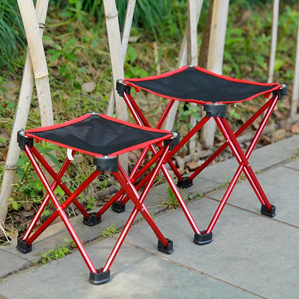 

Outdoor Chair Mini Portable Foldable Stool Lightweight Camping Stool Folding Chair Fishing Travel Hiking Picnic Walking Train