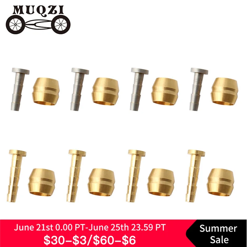MUQZI 4 пары велосипедных масляных игл гидравлический дисковый шланг соединяемый