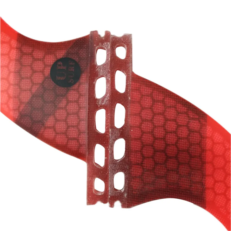 Single Tabs M+GL fins Quad-Fins Honeycomb Fiberglass surfboard fin 4 in per set Red color | Спорт и развлечения