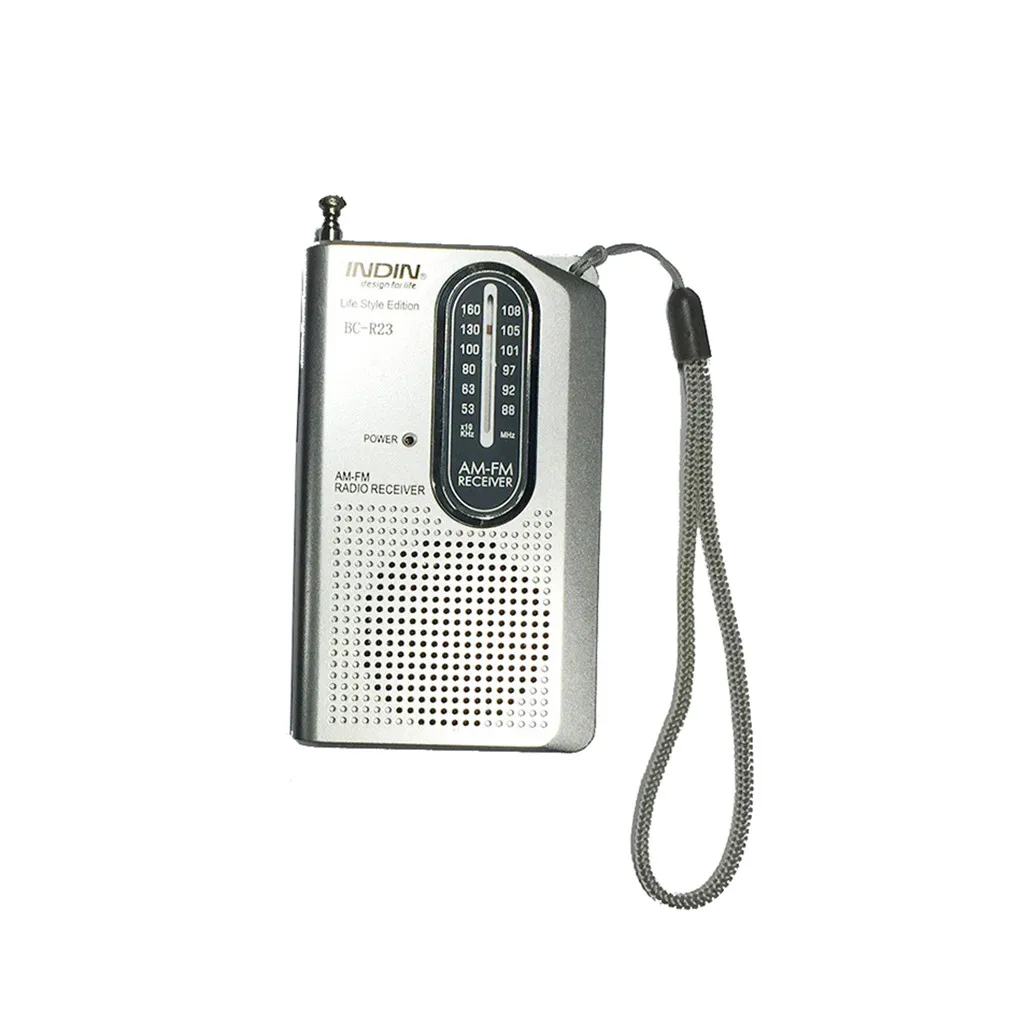 As show Портативный Радио Карманный AM/FM транзистор радио-батарея с разъемом для наушников - Цвет: As show
