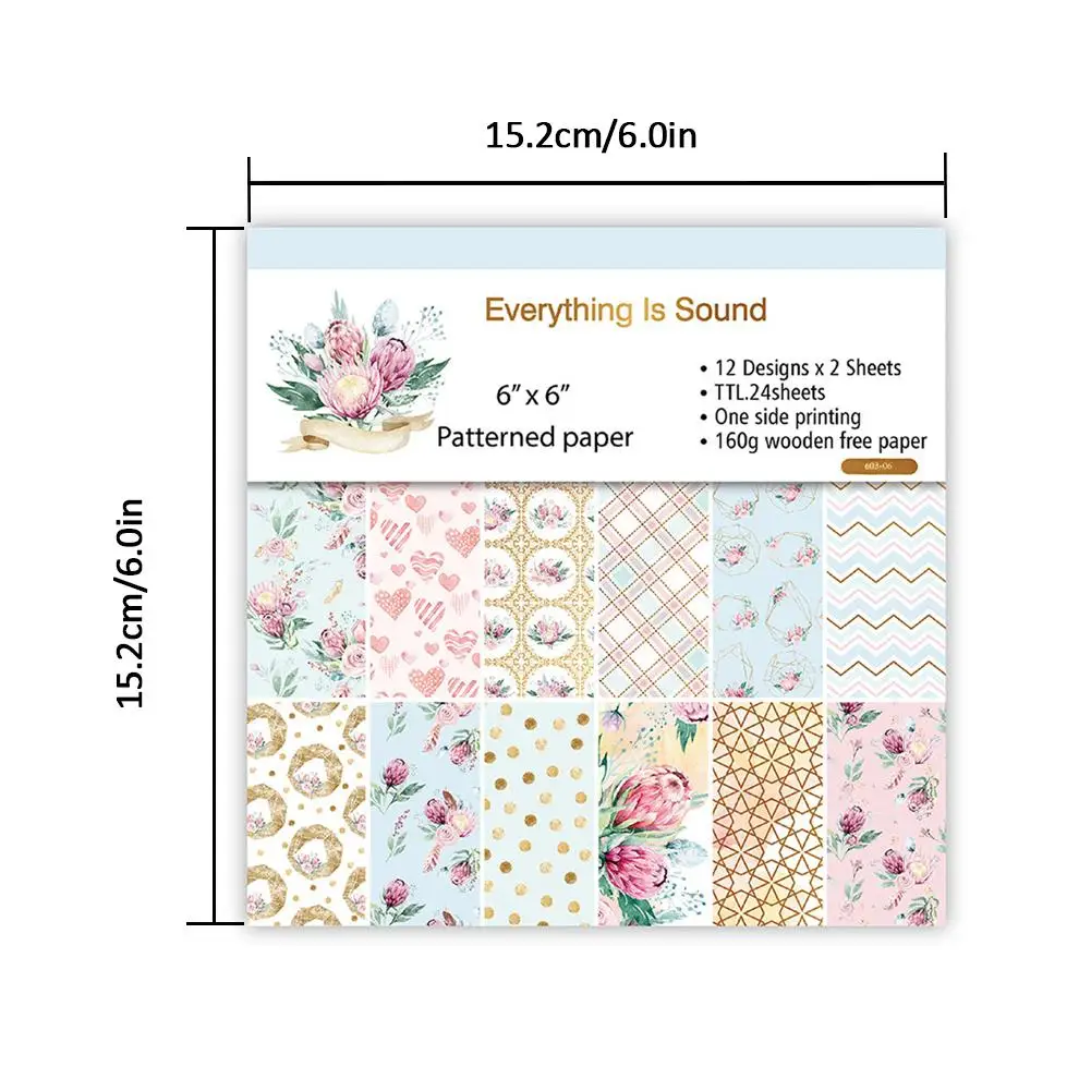 24 листов Зимняя сказка DIY альбом Тетрадь поздравительная открытка фон Бумага 6